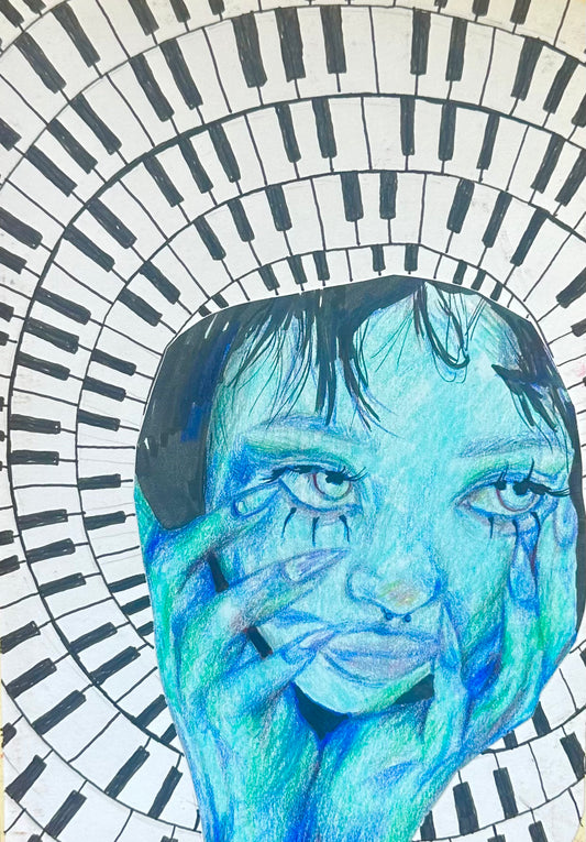 Sonata No. 7 in Blue 8x10